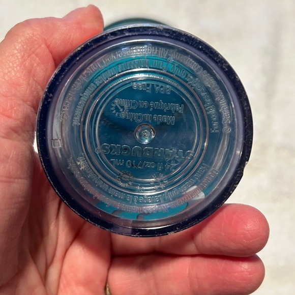 Starbucks Tumbler Metallic Tropical Leaves Aloha Cold Cup 24 oz 2017 - Picture 5 of 6